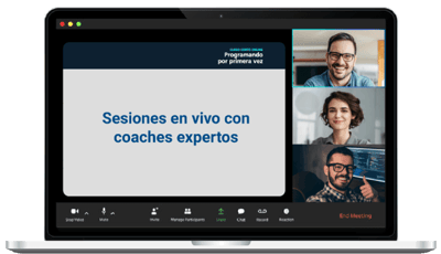 Siempre estárás acompañaso de un coach experto