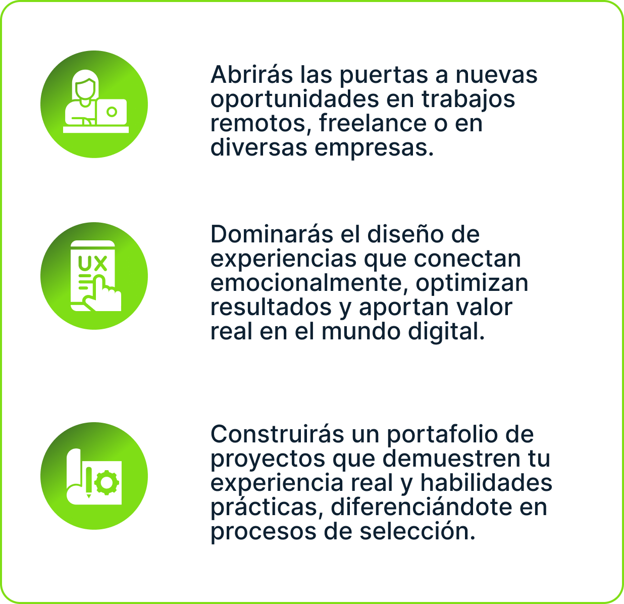 Diseño gráfico UX Universidad del Desarrollo